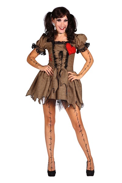 Voodoo doll - Willaert, verkleedkledij, carnavalkledij, carnavaloutfit, feestkledij, halloween, happy halloween, creepy, zombie, bloed, graf